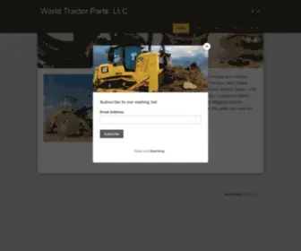 Worldtractorparts.com(World Tractor Parts) Screenshot