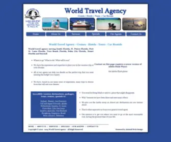 Worldtravelagentflorida.com(Florida World Travel Agency) Screenshot