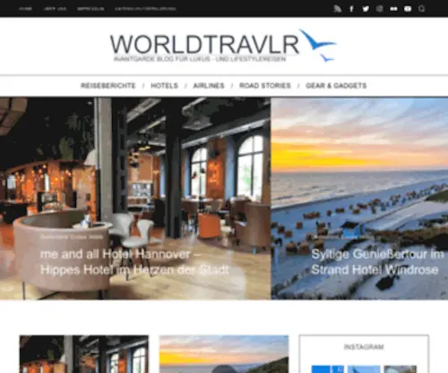 Worldtravlr.net(Reiseblog für Luxus) Screenshot