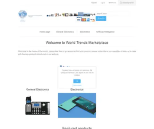 Worldtrendsmart.com(World Trends Marketplace) Screenshot