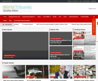 Worldtribunes.com(World Tribunes) Screenshot