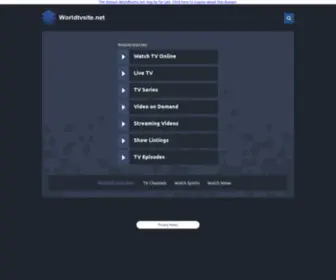 Worldtvsite.net(Bob综合体育app在线) Screenshot