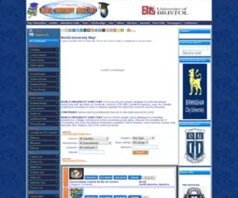 Worlduniversitydirectory.com(World University Directory Country dropdown WORLD UNIVERSITY DIRECTORY Sample SimplePie Page) Screenshot