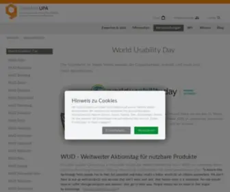 Worldusabilityday.de(World Usability Day) Screenshot