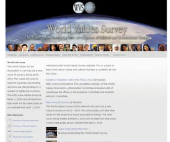 Worldvaluessurvey.com(World Values Survey) Screenshot