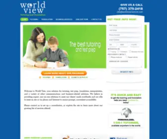 Worldviewservice.com(World View Tutoring and Translation) Screenshot