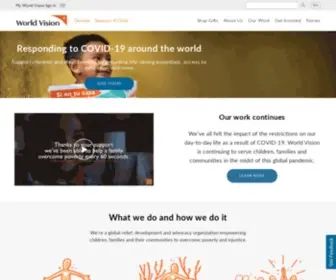 Worldvision.ca(World Vision Canada) Screenshot