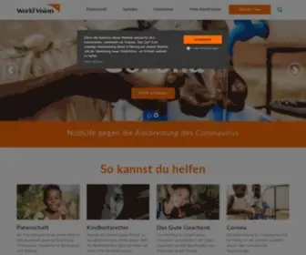 Worldvision.de(Kinderhilfswerk World Vision) Screenshot