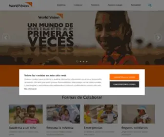 Worldvision.es(Apadrinar a un niño) Screenshot