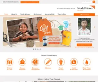 Worldvision.org.sg(Charity Donation & Non) Screenshot