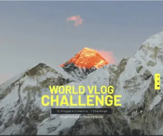 Worldvlogchallenge.com(World vlog challenge) Screenshot