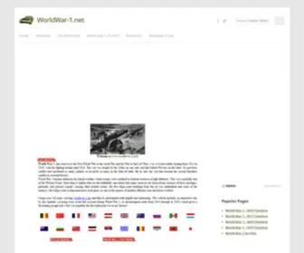 Worldwar-1.net(World War 1 Timeline) Screenshot
