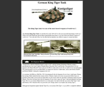 Worldwar2Aces.com(German King Tiger tank) Screenshot