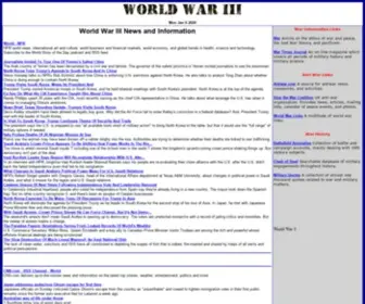 Worldwariii.com(World War III) Screenshot
