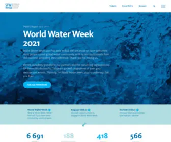 Worldwaterweek.org(World water week) Screenshot