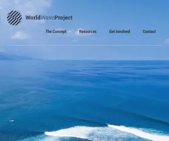 Worldwaveproject.com(The Next Generation of Surf Exploration) Screenshot