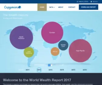 Worldwealthreport.com(The World Wealth Report 2022) Screenshot