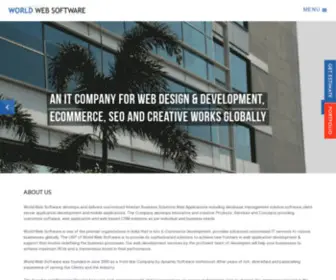 Worldwebsoftware.com(Customized / Customised Software Development) Screenshot