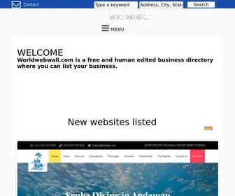 Worldwebwall.com(HUMAN EDITED DIRECTORY) Screenshot