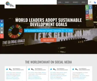 Worldwewant2030.org(Puncak88) Screenshot