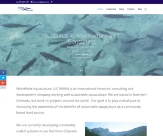 Worldwideaquaculture.com(WorldWide Aquaculture) Screenshot