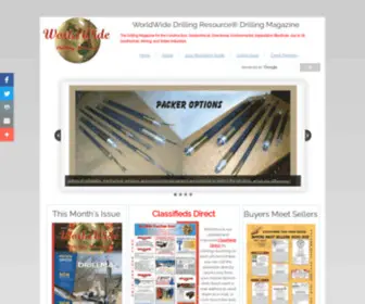 Worldwidedrillingresource.com(WorldWide Drilling Resource Drilling Magazine) Screenshot