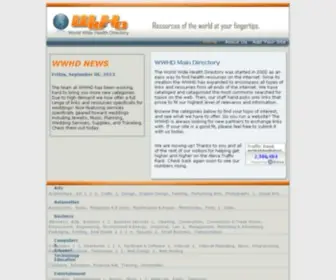 Worldwidehealthdirectory.com(World Wide Health Directory) Screenshot