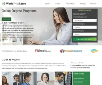 Worldwidelearn.com(Online Education & Accredited Degree Programs) Screenshot