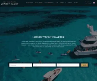 Worldwideluxuryyacht.com(Luxury yacht charter) Screenshot