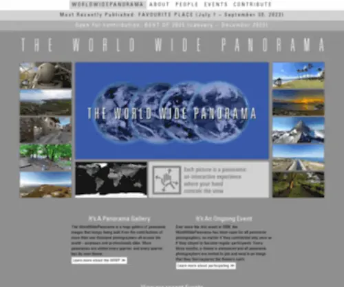Worldwidepanorama.org(The World Wide Panorama) Screenshot