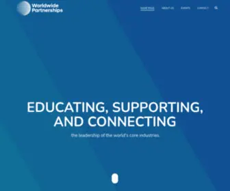 Worldwidepartnerships.co.uk(At Worldwide Partnerships we produce unique conferences) Screenshot
