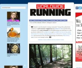 Worldwiderunning.com(You run this website) Screenshot