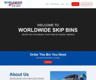 Worldwideskipbins.com.au(World Wide Skip Bins) Screenshot