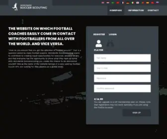 Worldwidesoccerscouting.com(Worldwide Soccer Scouting) Screenshot