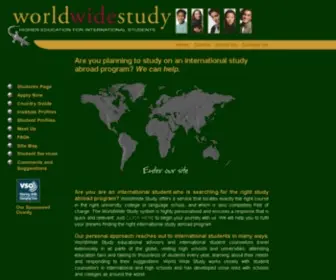 Worldwidestudy.net(International Study Abroad Programs) Screenshot