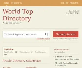 Worldwidetopsite.link(Worldwide top sites) Screenshot