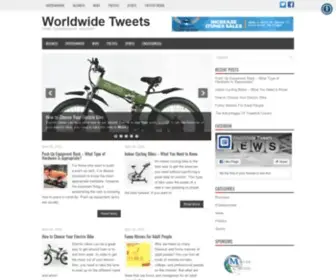 Worldwidetweets.com(Worldwide Tweets) Screenshot