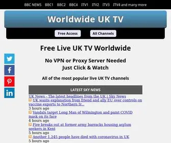 Worldwideuktv.com(FREE UK TV) Screenshot