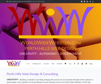 Worldwidewebstein.com(Perth Hills Web Design) Screenshot