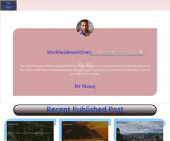 Worldwidewebtimes.com(About Social And Environmental Issues) Screenshot