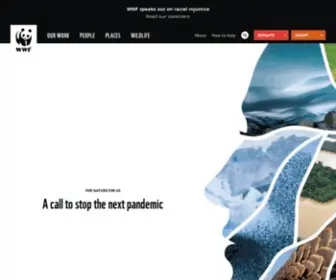 Worldwildlife.org(World Wildlife Fund) Screenshot