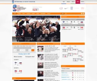 Worldwomen2015.com(International Ice Hockey Federation IIHF) Screenshot