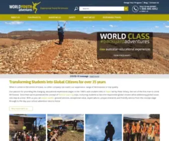 Worldyouthadventures.com(Overseas School Trips) Screenshot