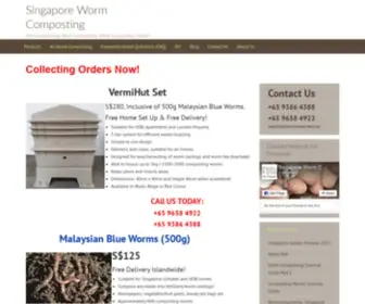 Worm-Compost-Bins.com(Singapore Worm Composting) Screenshot