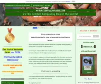 Worm-Composting-Help.com(Worm composting) Screenshot