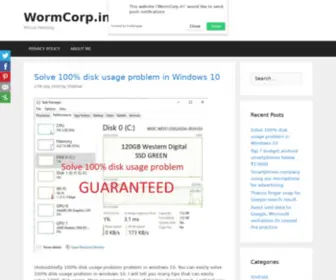 Wormcorp.in(Ethical Hacking) Screenshot