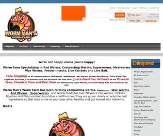 Wormman.com(Mealworms) Screenshot