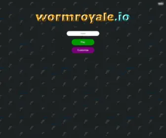 Wormroyale.io(Battle Royale) Screenshot