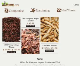 Worms.com(LIVE Worms for sale) Screenshot