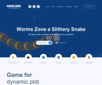 Worms.zone(Worms Zone a Slithery Snake) Screenshot